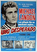 Ung desperado 1961 poster Michael Landon
