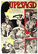 Uppsagd 1934 movie poster Sture Lagerwall Ann-Marie Brunius Nils Lundell Georg Rydeberg Telephones