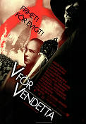 V för Vendetta 2005 poster Natalie Portman Hugo Weaving Rupert Graves Stephen Rea Stephen Fry John Hurt James McTeigue Politik Från serier