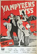 Kiss of the Vampire 1970 movie poster Clifford Evans Don Sharp