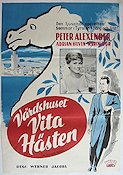 Värdshuset Vita Hästen 1961 poster Peter Alexander Hästar