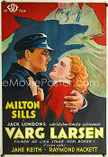 Varg-Larsen 1931 poster Milton Sills