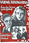 Värmlänningarna 1932 movie poster Annalisa Ericson Gösta Kjellertz