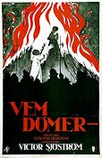 Vem dömer 1922 movie poster Victor Sjöström Writer: Hjalmar Bergman