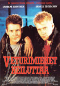 Veturimiehet heiluttaa 1992 poster Santeri Kinnunen Samuli Edelmann Liisa Mustonen Kari Paljakka Finland Affischen från: Finland