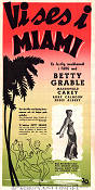 Vi ses i Miami 1951 poster Betty Grable Macdonald Carey Rory Calhoun Richard Sale Musikaler
