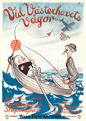Vester vov vov 1927 movie poster Fyrtornet och Släpvagnen Fy og Bi Lau Lauritzen Ships and navy Denmark