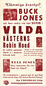 Vilda västerns Robin Hood 1937 poster Buck Jones