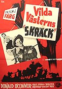 Vilda västerns skräck 1951 movie poster Donald O´Connor