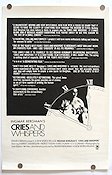Movie Poster Cries and Whispers