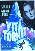 The White Tower 1950 movie poster Glenn Ford Alida Valli Claude Rains Mountains