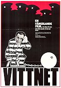 Vittnet 1969 poster Ferenc Kallai Lajos Öze Peter Bacso Filmen från: Hungary Politik