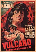 Vulcano 1950 poster Anna Magnani Rossano Brazzi