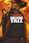 Walking Tall 2004 movie poster Dwayne Johnson Ashley Scott Johnny Knoxville Kevin Bray