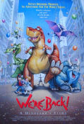 We´re Back! A Dinosaur´s Story 1993 poster John Goodman Phil Nibbelink Animerat Dinosaurier och drakar
