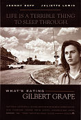 What´s Eating Gilbert Grape 1993 movie poster Johnny Depp Leonardo DiCaprio Juliette Lewis Lasse Hallström