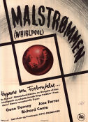 Whirlpool 1950 poster Gene Tierney Richard Conte José Ferrer Otto Preminger Film Noir