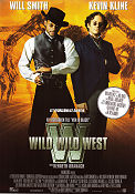Wild Wild West 1999 poster Will Smith Kevin Kline Kenneth Branagh Salma Hayek Barry Sonnenfeld