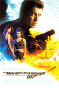 The World is Not Enough 1999 poster Pierce Brosnan Sophie Marceau Robert Carlyle Michael Apted