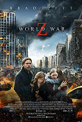 World War Z 2013 movie poster Brad Pitt Mireille Enos Daniella Kertesz Marc Forster