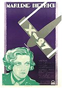 X-27 1931 poster Marlene Dietrich Victor McLaglen Flyg
