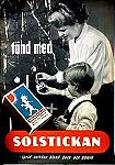 Poster Solstickan sprid solsken bland barn och gamla