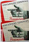 Poster Stockholmstidningen