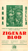 Zigenarblod 1937 poster Annabella Henry Fonda Harold D Schuster