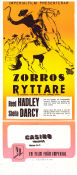 Zorros ryttare 1939 poster Reed Hadley Sheila Darcy William Corson John English