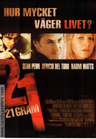 21 GRAMS Movie poster 2003 original NordicPosters
