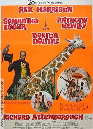Doctor Dolittle 1967 Rex Harrison Anthony Newley Samantha Eggar