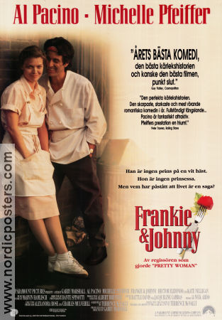 FRANKIE AND JOHNNY Movie poster 1991 original NordicPosters