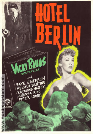 HOTEL BERLIN movie poster 1945 original