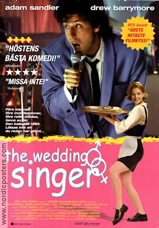 wedding singer movie  posters