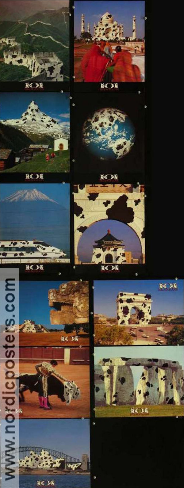 101 Dalmatians 1996 large lobby cards Glenn Close