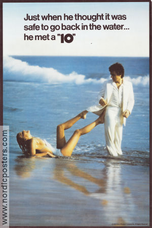 10 Ten 1979 movie poster Dudley Moore Bo Derek Julie Andrews Blake Edwards Beach Romance
