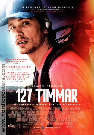 127 timmar 2010 poster James Franco Amber Tamblyn Danny Boyle