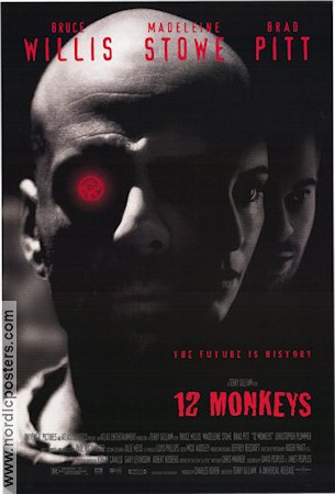 12 Monkeys 1996 poster Bruce Willis Terry Gilliam