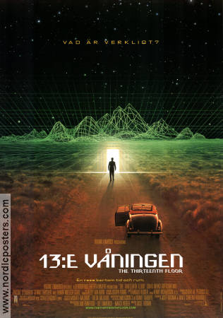 The Thirteenth Floor 1999 movie poster Craig Bierko Gretchen Mol Armin Mueller-Stahl Josef Rusnak