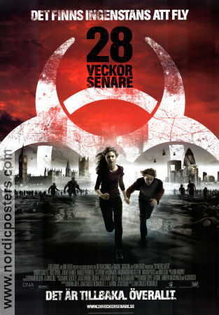 28 veckor senare 2007 poster Jeremy Renner Rose Byrne Juan Carlos Fresnadillo