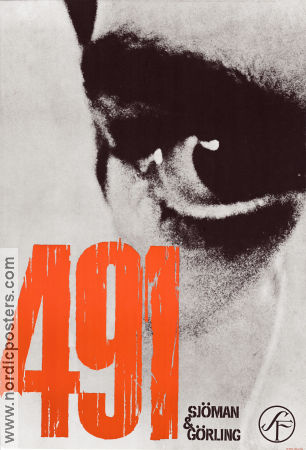 491 1964 movie poster Lars Lind Lena Nyman Leif Nymark Vilgot Sjöman Writer: Lars Görling