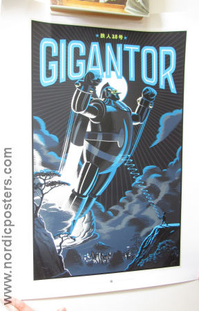 Limited litho GIGANTOR No 70 of 75 1992 poster Poster artwork: Laurent Durieux Find more: Comics