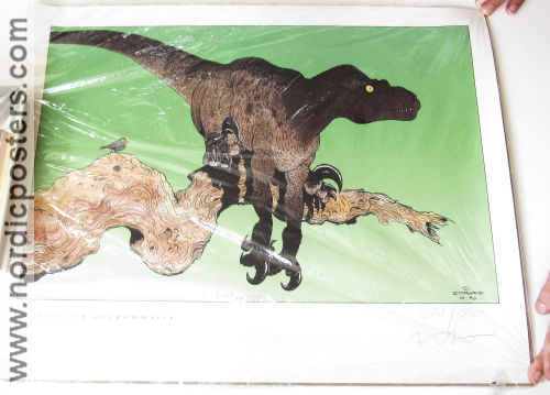 Limited litho Utahraptor Signed No 381 of 500 1996 poster Poster artwork: R Delgado Find more: Comics