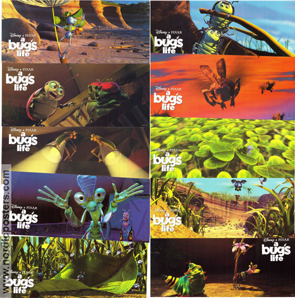 A Bug´s Life 1998 lobbykort Kevin Spacey John Lasseter Filmbolag: Pixar Insekter och spindlar