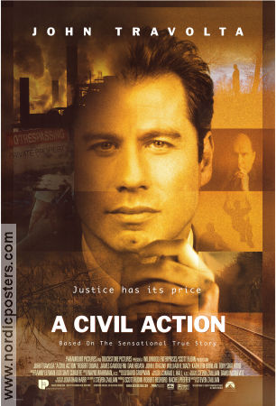 A Civil Action 1998 movie poster John Travolta Robert Duvall Kathleen Quinlan Steven Zaillian