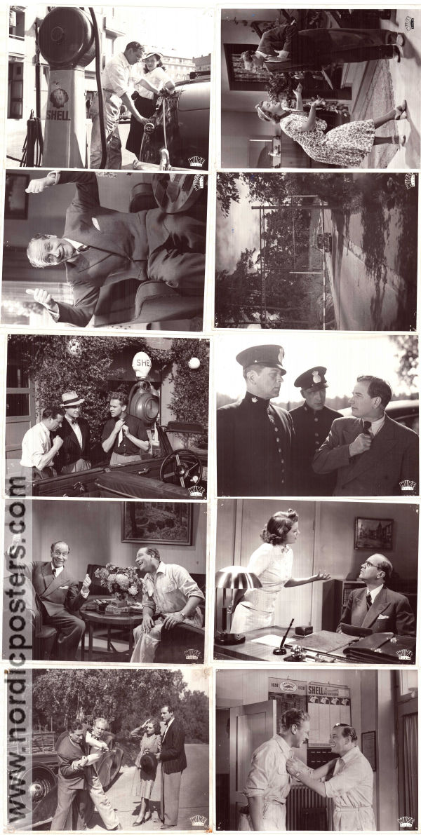 Å en sån grabb 1939 lobby card set Elof Ahrle Sickan Carlsson Gösta Cederlund Ivar Johansson Eric Rohman art