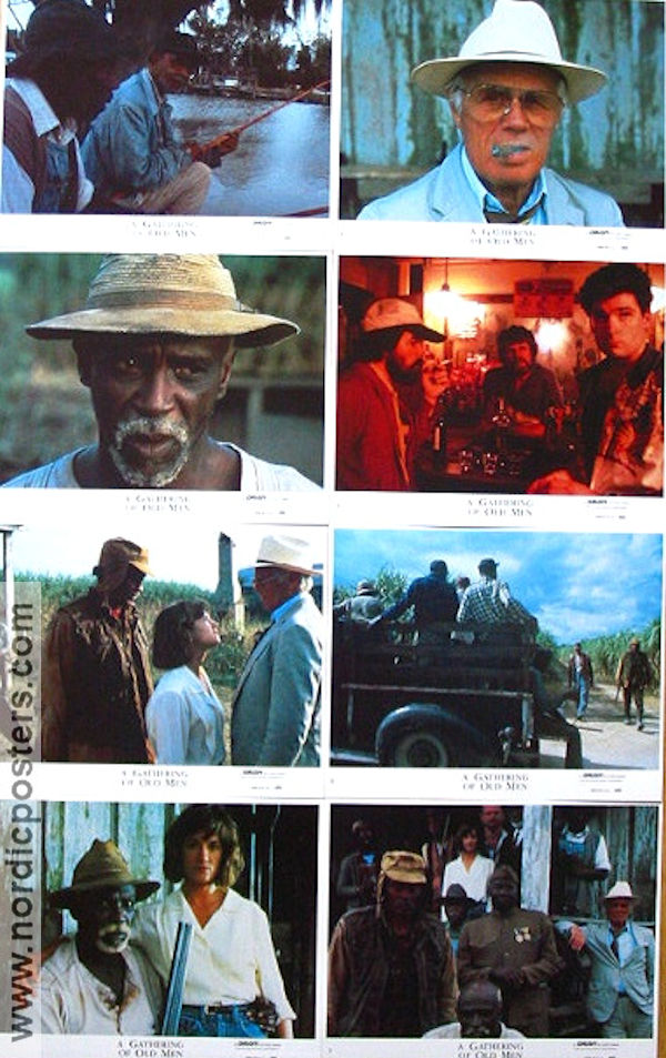 A Gathering of Old Men 1987 lobby card set Richard Widmark Holly Hunter Volker Schlöndorff