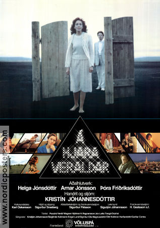 A hjara veraldar 1983 movie poster Helga Jonsdottir Kristin Johannesdottir Poster from: Iceland Iceland
