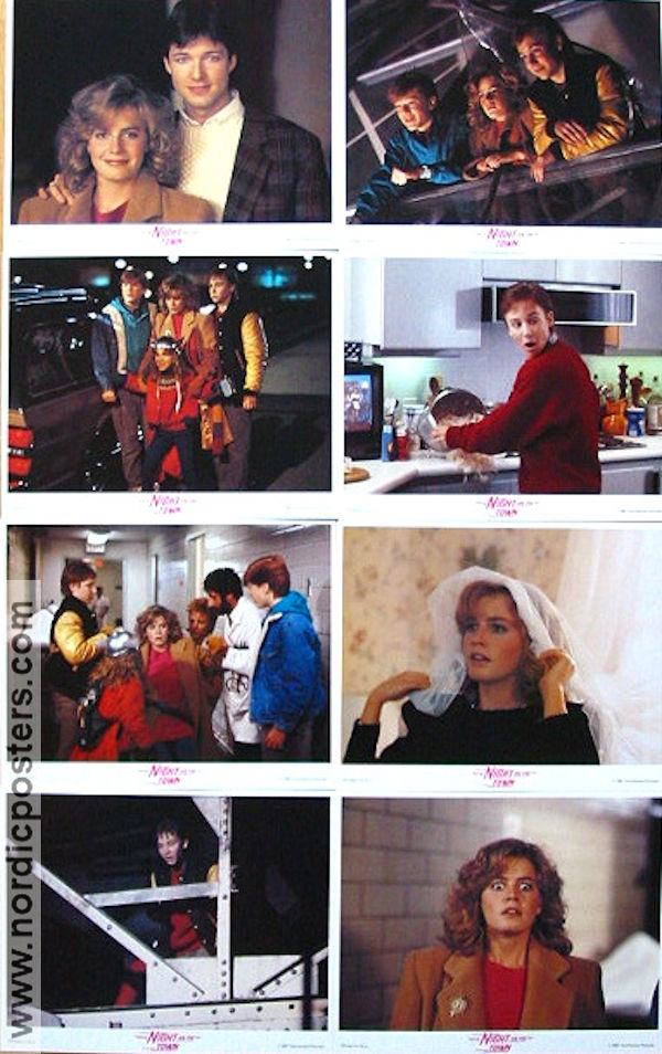 Adventures in Babysitting 1987 lobby card set Keith Coogan Elisabeth Shue Maia Brewton Chris Columbus