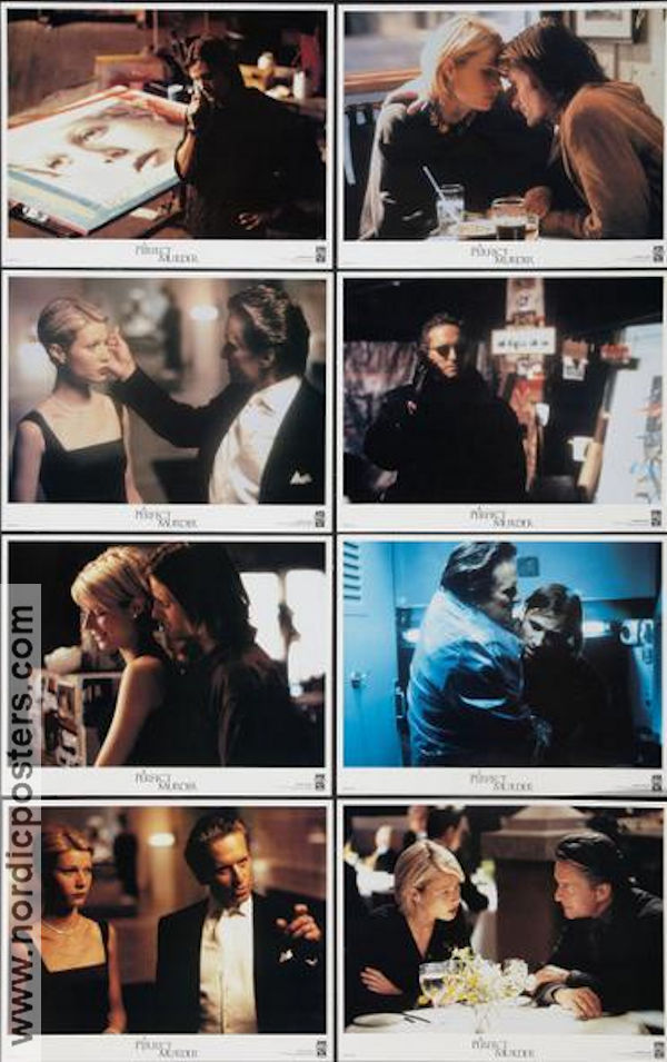 A Perfect Murder 1998 lobbykort Michael Douglas Gwyneth Paltrow Viggo Mortensen